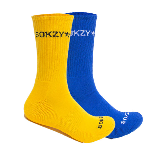 Blue and Yellow Sock